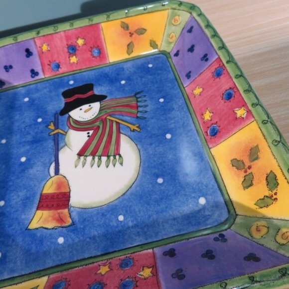 Snowman Plate by Sango designed by Sue Zipkin - Picture 5 of 9